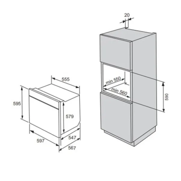 Cuptor Gorenje BO 735 E20B-2 Încorporabilă/ 2700 W/ Black photo 3