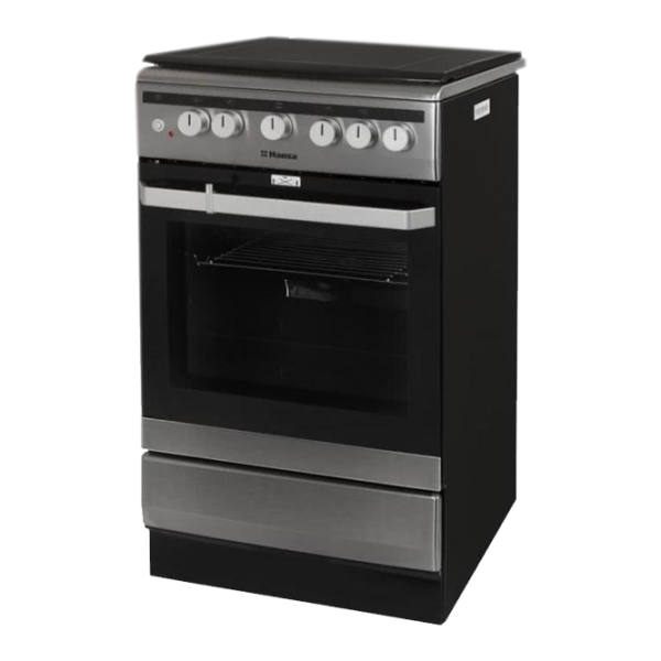 Плита Hansa FCGX52150 Газовая/ Нержавеющая сталь/ Черный photo 4 Плита Hansa FCGX52150 Газовая/ Нержавеющая сталь/ Черный photo 4