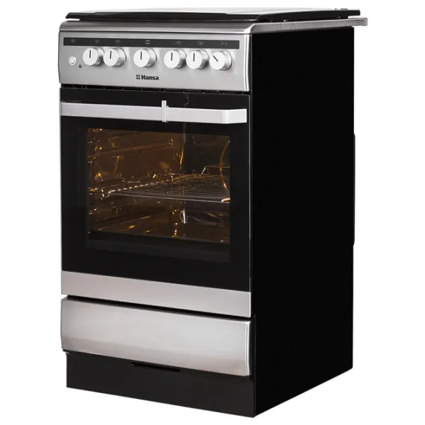 Плита Hansa FCGX52150 Газовая/ Нержавеющая сталь/ Черный photo 5 Плита Hansa FCGX52150 Газовая/ Нержавеющая сталь/ Черный photo 5