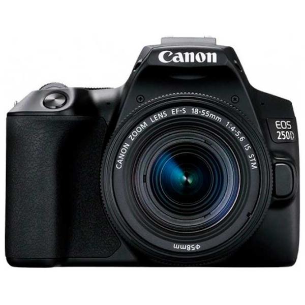 Cameră foto Canon EOS 250D + EF-S 18-55mm F4-5.6 IS STM Kit CMOS/ Black photo 2