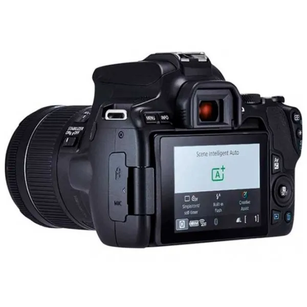 Cameră foto Canon EOS 250D + EF-S 18-55mm F4-5.6 IS STM Kit CMOS/ Black photo 4