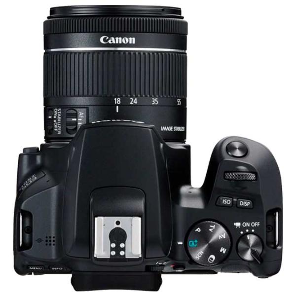 Cameră foto Canon EOS 250D + EF-S 18-55mm F4-5.6 IS STM Kit CMOS/ Black photo 6