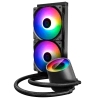Cooler cu lichid Deepcool CASTLE 240 RGB V2 Hidrodinamic/ 1800 rpm photo 3