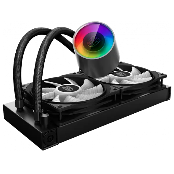Cooler cu lichid Deepcool CASTLE 240 RGB V2 Hidrodinamic/ 1800 rpm photo 4