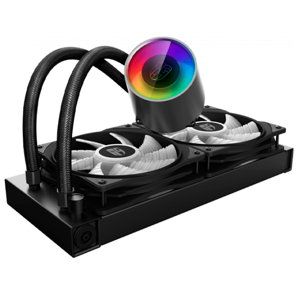 Cooler cu lichid Deepcool CASTLE 240 RGB V2 Hidrodinamic/ 1800 rpm photo 4