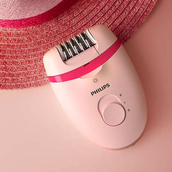 Epilator Philips BRE285/ 00 Uscată/ Pink Pink photo 4