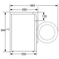 Стиральная машина Bosch WAB28266SN 6 кг / 1400 об/мин / Белый photo 4