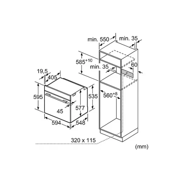 Духовой шкаф Bosch HRG675BS1S 3600 Вт/ Нержавеющая сталь photo 7