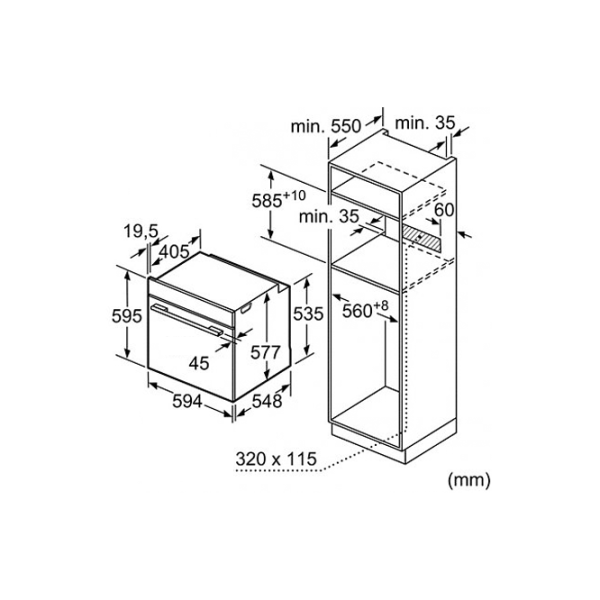 Духовой шкаф Bosch HBG632BB1S 3600 Вт/ Черный photo 6