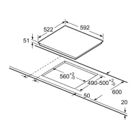 Plită Bosch PXE651FC1E Electrică/ Black photo 2
