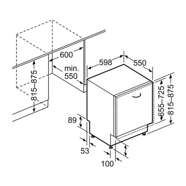 Mașină de spălat vase Bosch SBV88TX36E Full size/ White photo 2 Mașină de spălat vase Bosch SBV88TX36E Full size/ White photo 2