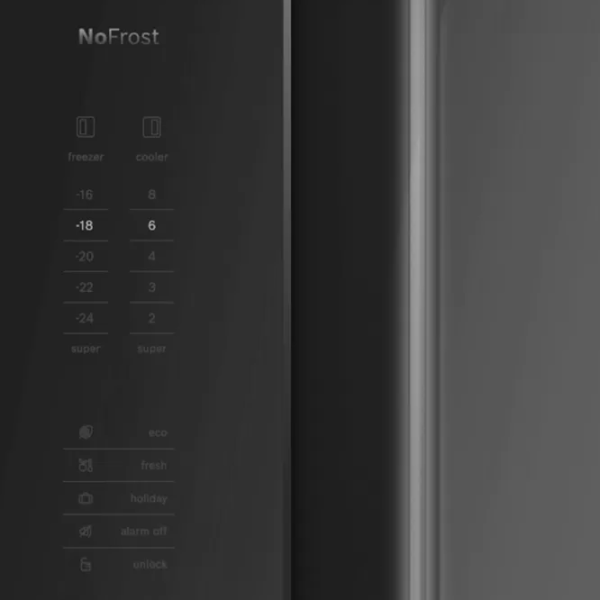 Frigider Bosch KAN92LB35 Side by Side 592 l / 175.6 cm / Black photo 5
