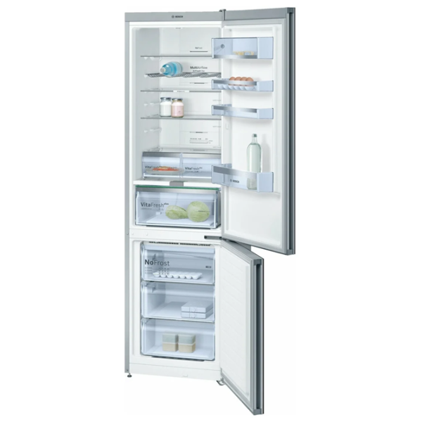 Frigider Bosch KGN39LB35 cu congelator jos 366 / 203 cm / Black photo 2