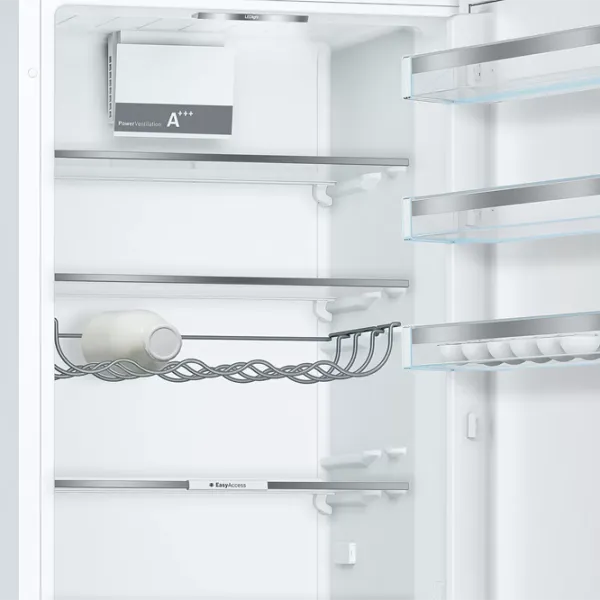 Frigider Bosch KGE39VW4A cu congelator jos 337 l / 201 cm / White photo 4