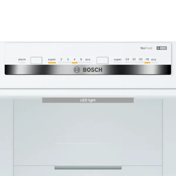 Frigider Bosch KGN36IJ3A cu congelator jos 324 l / 186 cm / Gray photo 3