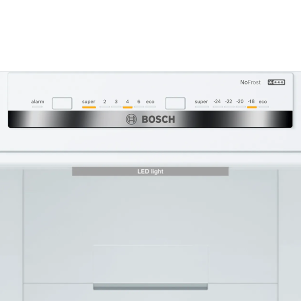 Frigider Bosch KGN36IJ3A cu congelator jos 324 l / 186 cm / Gray photo 3