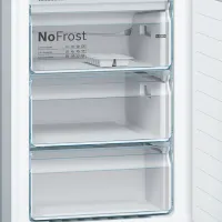 Frigider Bosch KGN36IJ3A cu congelator jos 324 l / 186 cm / Gray photo 6