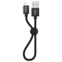 Кабель для телефона X35 Hoco USB Type-A + microUSB 0.25 м/ Черный photo 2