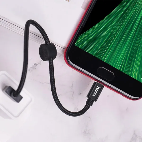 Кабель для телефона X35 Hoco USB Type-A + microUSB 0.25 м/ Черный photo 4