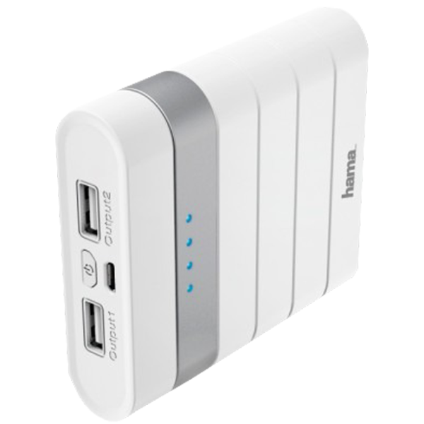 Power Bank Hama 183357 Soft Touch 10400 мАч/ Белый photo 3 Power Bank Hama 183357 Soft Touch 10400 мАч/ Белый photo 3