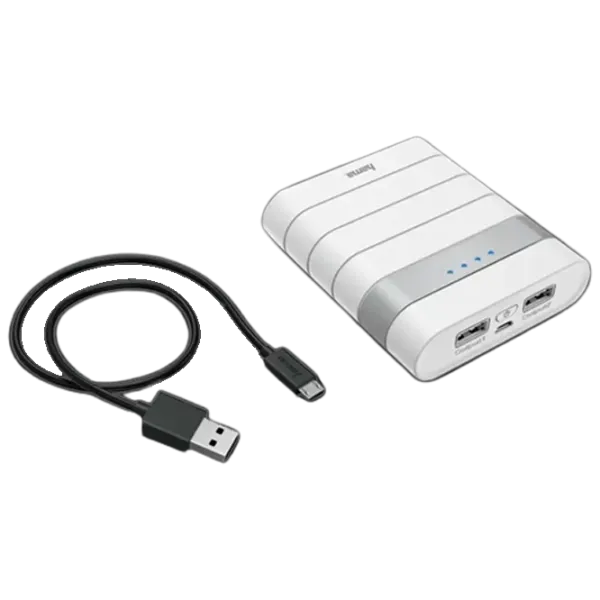 Power Bank Hama 183357 Soft Touch 10400 мАч/ Белый photo 5 Power Bank Hama 183357 Soft Touch 10400 мАч/ Белый photo 5