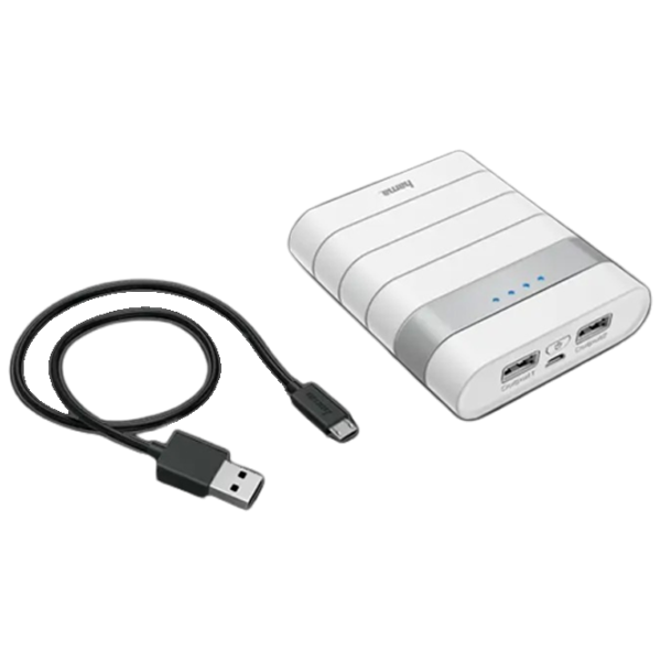 Power Bank Hama 183357 Soft Touch 10400 мАч/ Белый photo 5 Power Bank Hama 183357 Soft Touch 10400 мАч/ Белый photo 5