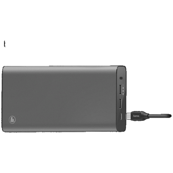 Power Bank Hama 183358 PD-27W60 anthracite 26800 мАч/ Черный photo 3 Power Bank Hama 183358 PD-27W60 anthracite 26800 мАч/ Черный photo 3
