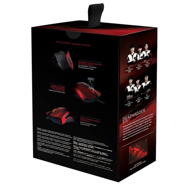 Мышь Razer DeathAdder Elite SKT T1 USB/ Черный photo 6