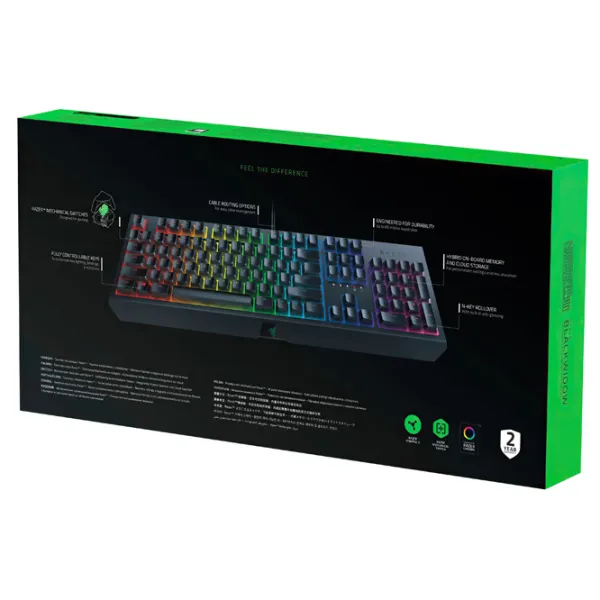 Tastatură Razer BlackWidow Green Switch Cu fir/ Black photo 6