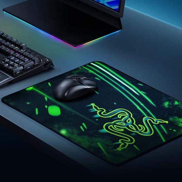 Covoraș pentru mouse Razer Goliathus Speed Cosmic Large Black Green photo 5