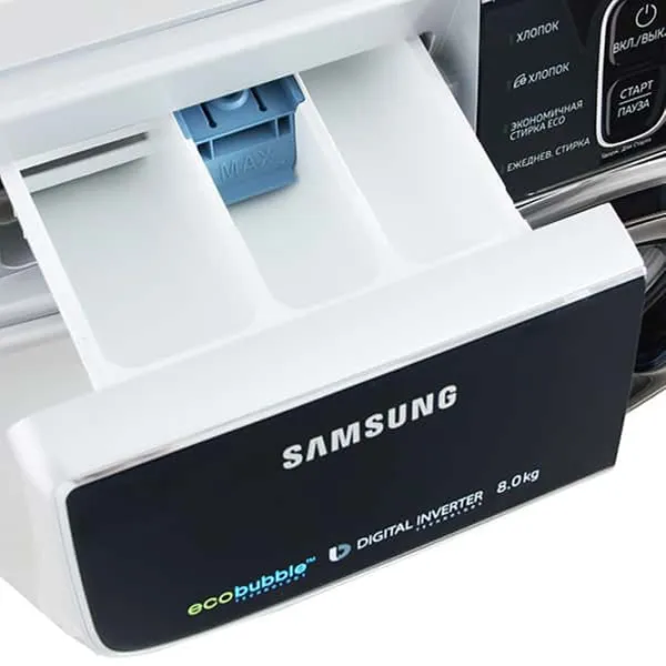 Стиральная машина Samsung WW80K52E61SDBY 8 кг / 1200 об/мин / Серебряный photo 6