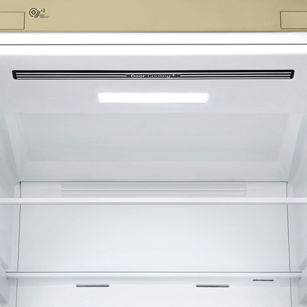 Frigider LG GA-B459BEKL cu congelator jos 341 l / 186 cm / Beige photo 5