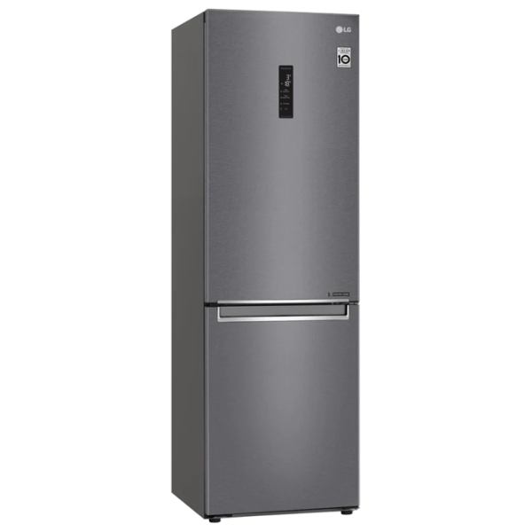 Frigider LG GA-B459SLKL cu congelator jos 341 l / 186 cm / Gray photo 2