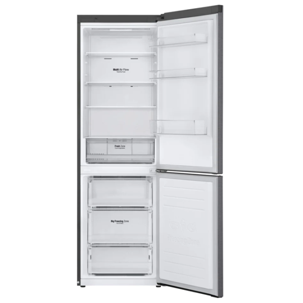 Frigider LG GA-B459SLKL cu congelator jos 341 l / 186 cm / Gray photo 4