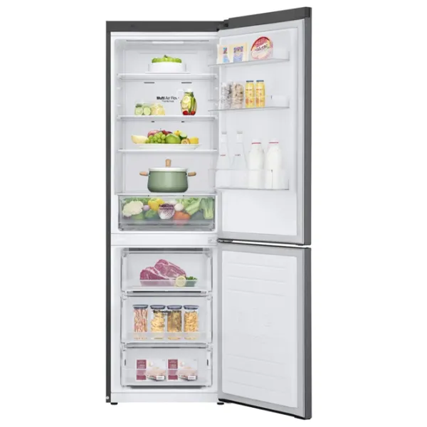 Frigider LG GA-B459SLKL cu congelator jos 341 l / 186 cm / Gray photo 5