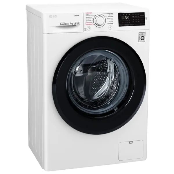 Стиральная машина LG F2M5HS6W Direct Drive/Steam/6 Motion DD/7 кг/Белый photo 2 Стиральная машина LG F2M5HS6W Direct Drive/Steam/6 Motion DD/7 кг/Белый photo 2