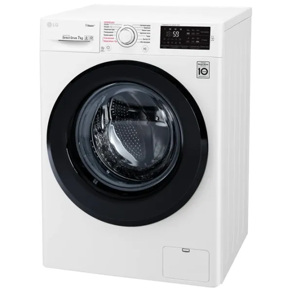 Стиральная машина LG F2M5HS6W Direct Drive/Steam/6 Motion DD/7 кг/Белый photo 3 Стиральная машина LG F2M5HS6W Direct Drive/Steam/6 Motion DD/7 кг/Белый photo 3