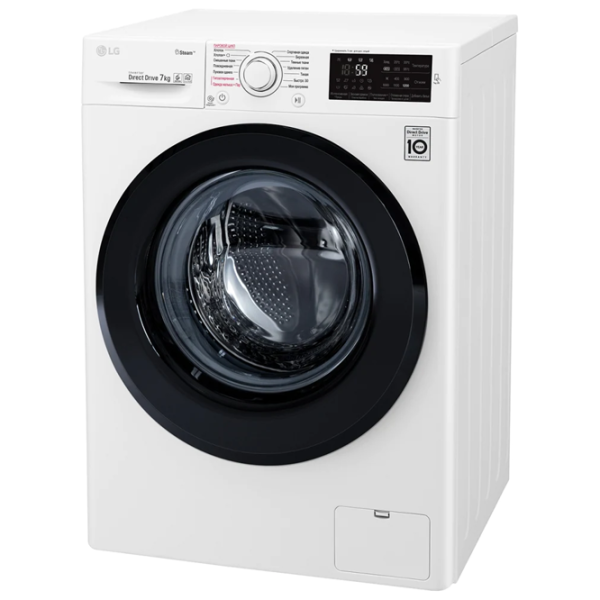 Стиральная машина LG F2M5HS6W Direct Drive/Steam/6 Motion DD/7 кг/Белый photo 3 Стиральная машина LG F2M5HS6W Direct Drive/Steam/6 Motion DD/7 кг/Белый photo 3