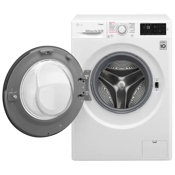 Стиральная машина LG F2M5HS6W Direct Drive/Steam/6 Motion DD/7 кг/Белый photo 7 Стиральная машина LG F2M5HS6W Direct Drive/Steam/6 Motion DD/7 кг/Белый photo 7