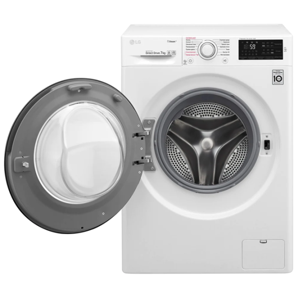 Стиральная машина LG F2M5HS6W Direct Drive/Steam/6 Motion DD/7 кг/Белый photo 7 Стиральная машина LG F2M5HS6W Direct Drive/Steam/6 Motion DD/7 кг/Белый photo 7