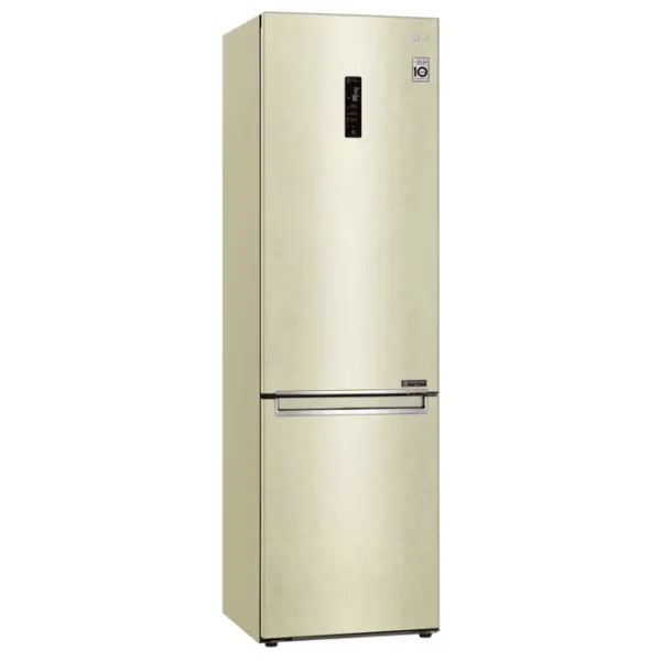 Frigider LG GA-B509SEDZ cu congelator jos 384 l / 203 cm / Beige photo 3