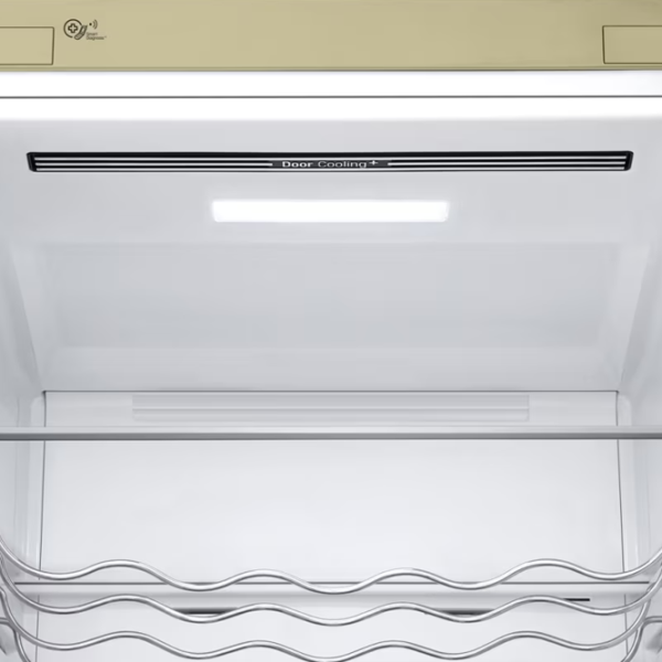 Frigider LG GA-B509SEDZ cu congelator jos 384 l / 203 cm / Beige photo 7