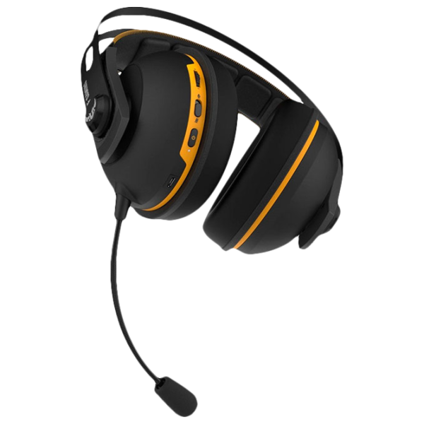 Căști Asus Tuf H7 Black Yellow Cu fir/ Gaming photo 2 Căști Asus Tuf H7 Black Yellow Cu fir/ Gaming photo 2