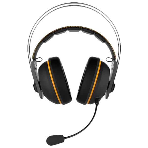 Căști Asus Tuf H7 Black Yellow Cu fir/ Gaming photo 3 Căști Asus Tuf H7 Black Yellow Cu fir/ Gaming photo 3