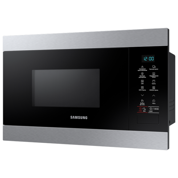 Микроволновая печь Samsung MG22M8074AT/ BW Встраиваемый/ 850 Вт/ Черный photo 3 Микроволновая печь Samsung MG22M8074AT/ BW Встраиваемый/ 850 Вт/ Черный photo 3