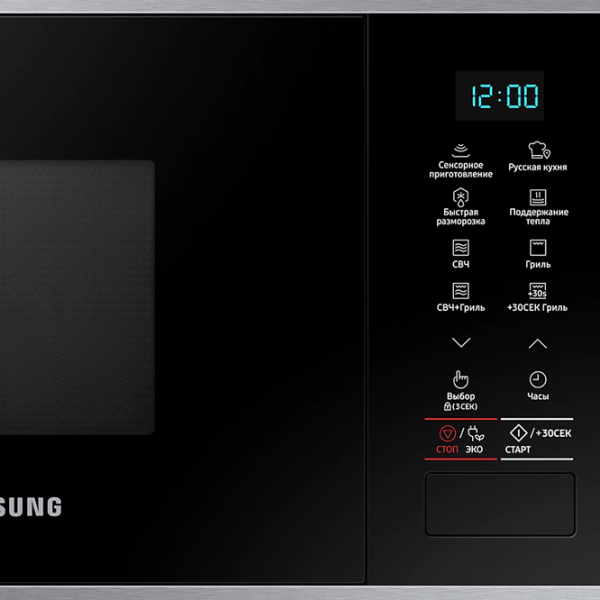 Микроволновая печь Samsung MG22M8074AT/ BW Встраиваемый/ 850 Вт/ Черный photo 7 Микроволновая печь Samsung MG22M8074AT/ BW Встраиваемый/ 850 Вт/ Черный photo 7