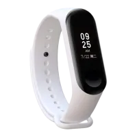 Bratara Mi Band 3/Mi Band 4 Silicon Xiaomi White 19.8 mm/ White photo 2