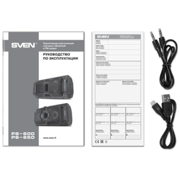 Boxă pentru Party Sven PS-600 50 W/ Black photo 9