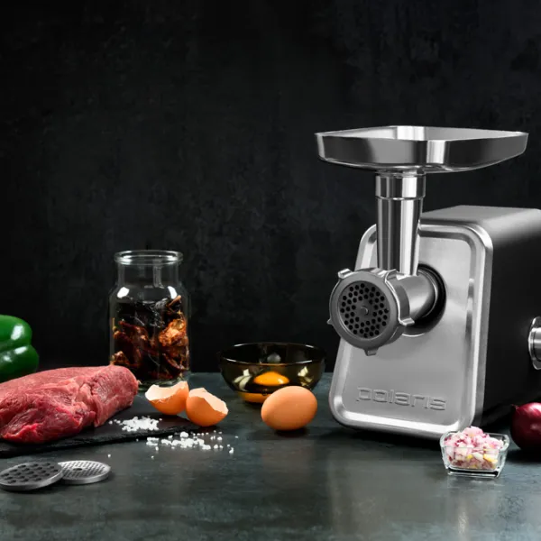 Mașină de tocat carne Polaris PMG3044 3000 W/ 3 kg/ min/ Black photo 4