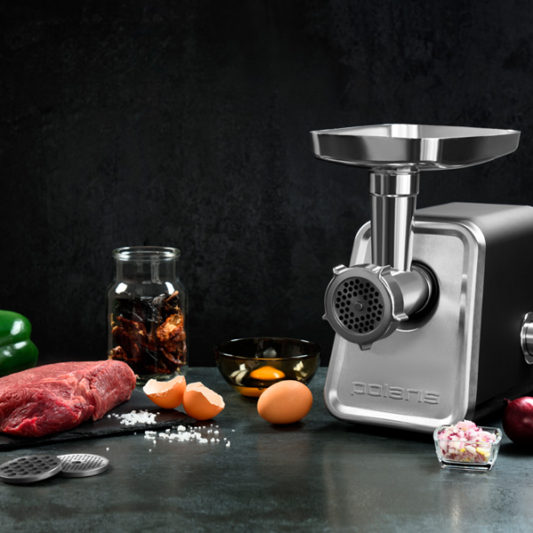 Mașină de tocat carne Polaris PMG3044 3000 W/ 3 kg/ min/ Black photo 4
